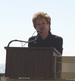 Senator Dole helps kick off a beach renourishment and sand management project in Carteret County.