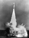 Launch of Polaris from submarine