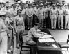 Adm. Nimitz signs Japanese surrender