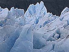Close-up of Glacier Grey in Chile