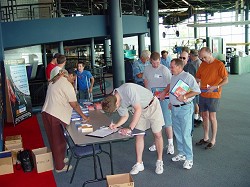 An aviation seminar at the IMAX theatre in Little Rock in July, 2004 was geared toward people with aviation interests.