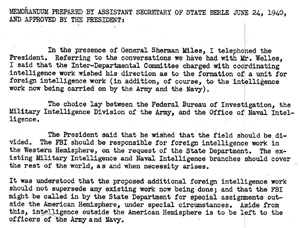 FBI Memorandum