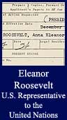 Eleanor Roosevelt - U.S. Rep. to the United Nations