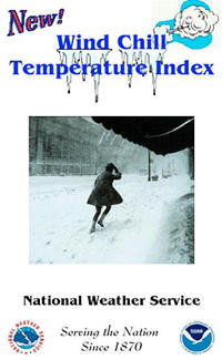 Wind Chill Temperature Index brochure cover