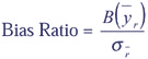 Bias ratio formula