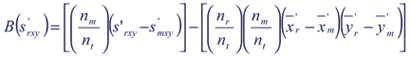 Bias of covariance formula
