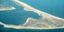 Aerial view of Cape Lookout and Shackleford Banks