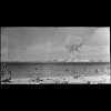 Atomic bomb test at Bikini Islands