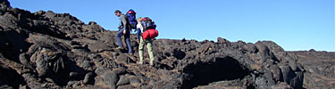 Hiking to Mauna Loa's summit