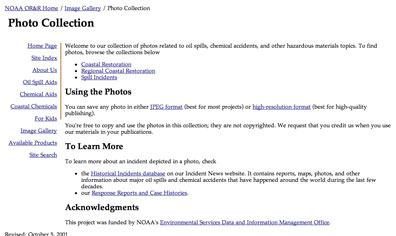 OR&R photo site home page