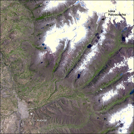 Glacial Collapse Threatens Huaraz, Peru