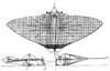  Pénaud designed this monoplane.