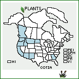 Distribution of Coreopsis tinctoria Nutt. var. atkinsoniana (Douglas ex Lindl.) H.M. Parker ex E.B. Sm.. . 