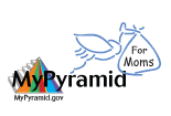 MyPyramid Plan for Moms logo
