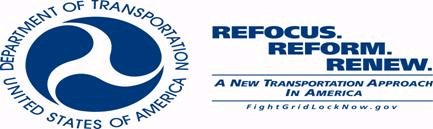 United States of America. Department of Transportation. Refocus. Reform. Renew. A new transportation approach in America. FightGridlockNow.gov
