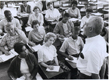 A professor lectures to an integrated class at West Virginia State College.