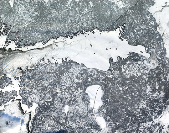 Bitter Winter Freezes Gulf of Finland