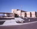 photo of the front of the visitor center