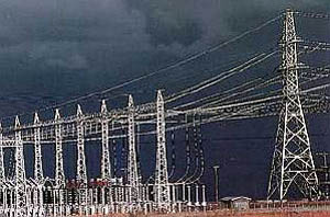Figure 3. Step-up transmission substation to AC transmission lines