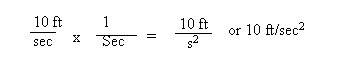 formular for calculating acceleration