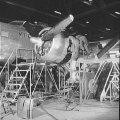 Boeing aircraft plant producing B-17s