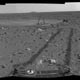 the path the Mars Exploration Rover Spirit has traveled since leaving its lander 53 martian days, or sols, ago