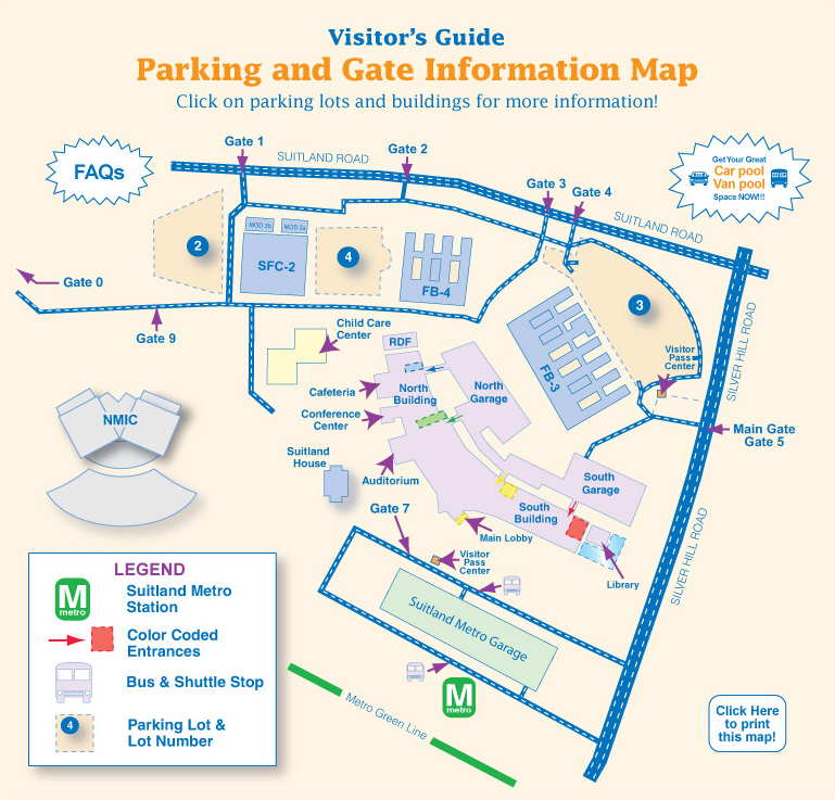 Map of Census Federal Center