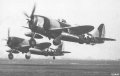 P-47s with with wing pylons