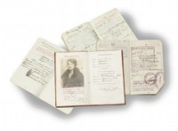 Some passports Virginia Hall used during her OSS career