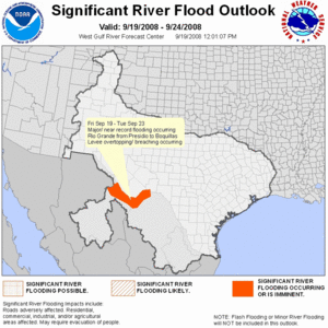 5 Day River Flood Outlook Potential