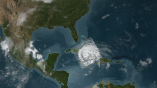 Hurricane-force winds were extending outward 45 miles from the center, while tropical storm-force winds extended up to 140 miles from the center.