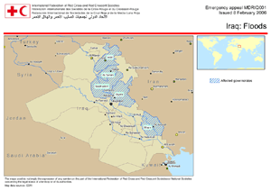 Flooding in northern Iraq in early February 2006