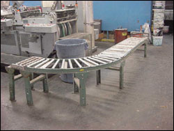 Use a conveyor system to minimize carrying packages. 