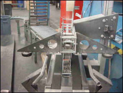 The taping process can be automated using a taping machine. 