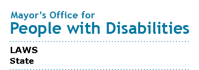 Mayor's Office for People with Disabilities - State Law