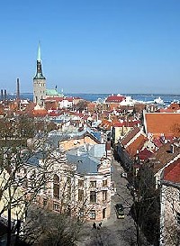 A view of capital Tallinn