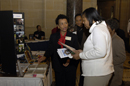 Local civic and community based organizations exhibit information about programs and volunteer opportunities in the Dept. of Commerce main lobby