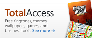 Total Access--Free ringtones, themes, wallpapers, and business tools.