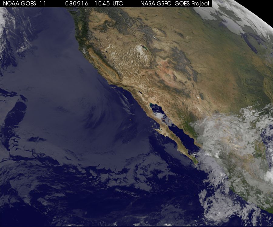 latest colorized GOES-WEST image