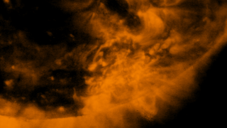 A closeup view of the active region where TRACE is pointed.
