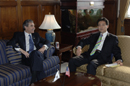 Secy. Gutierrez holds a meeting for the Minister of Korea