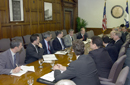 Secretary Gutierrez holds a conference meeting with AMCHAM Russia delegation