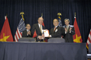 Secy. Gutierrez and the US/Vietnam Signing Ceremony participants 