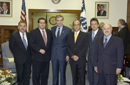 Secy. Gutierrez poses for a photo with the Peruvian Minister and his delegation