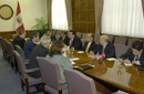 Secy. Gutierrez holds  meeting with the Peruvian delegation