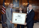 Secretary Gutierrez presents certificate of appointment to NIST Director Bill Jeffrey