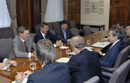 Secretary Gutierrez meets with the Gazprom Deputy Chairman Medvedev delegation