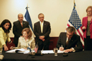 Secretary Gutierrez at the U. S. Trade and Development Agency Grant Signing Ceremony