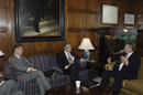 Secretary Gutierrez and Deputy Secretary Sampson meet with former Attorney General John Ashcroft