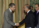 Secretary Gutierrez greets President of Pakistan Staff